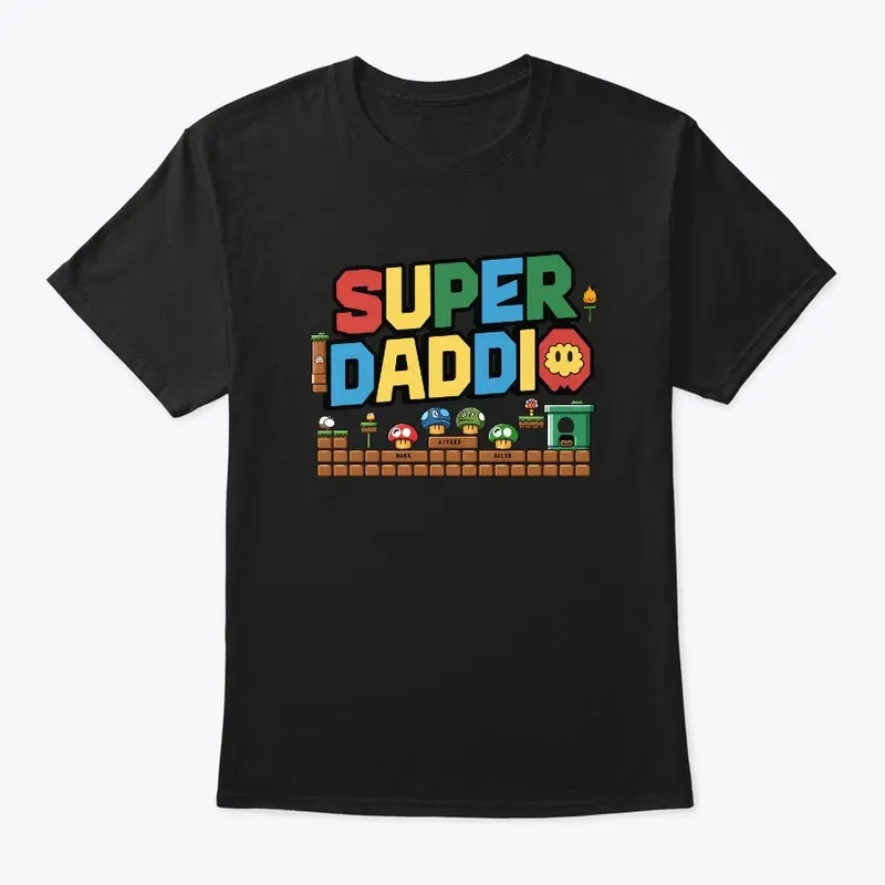 Super Daddio Dad Gamer Father's Day